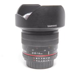samyang Used Samyang 14mm f/2.8 ED AS IF UMC Ultra Wide Angle Lens Nikon F