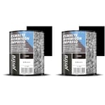 JOVIRA PINTURAS Peinture Sol en Béton Résine de rénovation pour sols en béton (750 Millilitres, Noir) (Lot de 2)