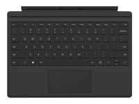 Microsoft Surface Pro Type Cover (M1725) - Clavier - avec trackpad, accéléromètre - Allemand - noir - pour Surface Pro (Mi-2017), Pro 3, Pro 4, Pro 6, Pro 7