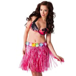 Boland 10102666 52420 Hawaiian Hula Skirt 45 cm Pink, Rose