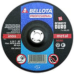 Bellota - Disque abrasif de dégrossissage INOX - MÉTAL/Dur - PROFESSIONNEL