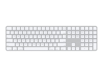 Apple Magic Keyboard with Touch ID and Numeric Keypad - Tastatur - Bluetooth, USB-C - QWERTY - Internasjonal engelsk / kanadisk fransk