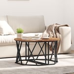 Kaffebord Gamla Trä 80x80x42 cm Konstruerat Trä