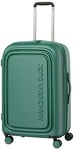 Mandarina Duck Logoduck Suitcase and Rolling Suitcase, 45 x 69 x 32/35 (L x H x W), Dark Forest, M, LOGODUCK +