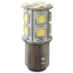 1852 LED-lanternlampa BAY15D Ø19x43mm 10-35V 2,2/20W - 2 st.