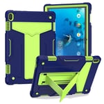 Lenovo Tab M10 TB-X505F TB-X605F TB-X705F 10.1-inch(Not Compatible with Lenovo M10 2nd Gen), ATOOZ PC Holder Tablet Silicone Case, All-inclusive Anti-drop For Lenovo Tab M10 Case (Navy Blue+Olivine)