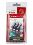 CANON Original CLI-521 Multi Pack Incl. C/M/Y bläckpatrons *Blister*, art. 2934B007 - Passar till Canon PIXMA MP540, MX870, MX860, MP990, MP980, MP640, MP630, MP620, MP560, MP550, iP4700, iP4600, iP3600