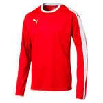 Puma Liga Jersey LS T-Shirt Homme Puma Red-Puma White FR : 3XL (Taille Fabricant : 3XL)