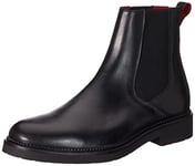 HUGO Men's Luxityl_cheb_lt Chelsea Boots, Black 1, 7.5 UK
