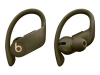 Beats Powerbeats Pro - Véritables écouteurs sans fil avec micro - intra-auriculaire - montage sur l'oreille - Bluetooth - isolation acoustique - vert - pour iPad/iPhone/iPod