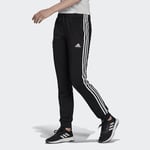 Adidas Primegreen Essentials Warm-up Slim Tapered 3-stripes Tracksuit Bottoms Collegehousut Black