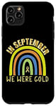 Coque pour iPhone 11 Pro Max En septembre, nous portons un ruban doré de sensibilisation au cancer chez les enfants
