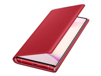 Samsung LED View Cover EF-NN970 - Vikbart fodral för mobiltelefon - röd - för Galaxy Note10, Note10 (Unlocked)