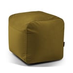 Plus 50 Barcelona sittpuff sammet OEKO-TEX ® (Färg: Olive)