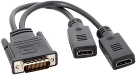 Yiwentec Dms 59 Pin Male To 2 Hdmi Female Dual Monitor Extension Cable Adapter