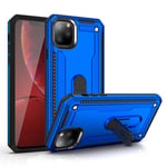 Mobile Phone Cases/Covers, For iPhone 11 Pro Max Shockproof PC + TPU Protective Case with 360 Degree Rotating Holder (Color : Blue)