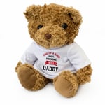 NEW - NUMBER ONE DADDY - Teddy Bear - Cute Cuddly Soft - Gift Present Number 1