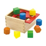 New Classic Toys Boîte à Formes Cube Jeu Éducatif pour Enfants, 560, Multi Color