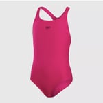 Speedo ECO Endurance+ Medalist Girls Junior Swimsuit Swimming Costume Pink BNWT