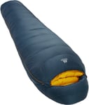 Mountain Equipment Helium 800 Sleeping Bag Regular Men, sininen Right Zipper Makuupussit