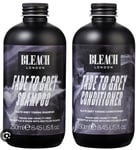 Bleach London Fade to Grey Shampoo + Toning Conditioner Both 250ml Brand New