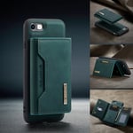 Apple iPhone 7 DG.Ming Magnetic Wallet Case Green
