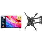 TCL 32SF540K 32-inch FHD Smart Television - HDR & HLG-Dolby Audio-DTS Virtual X & GRIFEMA GB1004 Swivel TV Wall Bracket, for 26-55 inch Screens, for Flat & Curved TV up to 30KG