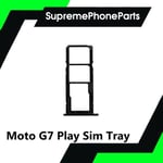 Motorola Moto G7 Play Dual Sim Micro SD Card Tray Holder Slot Black