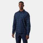 Helly Hansen Men’s Aker Flannel Long Sleeve Shirt Blå XL