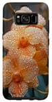 Coque pour Galaxy S8 Vanda Orchidée Jaune Fleur Plante Fleuriste Jardinier