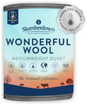 Slumberdown Wonderful Wool Medium Weight Duvet - Double