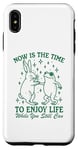iPhone XS Max Now is the time to enjoy life bunny & frog while you still Case