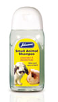 Small Animal Shampoo 125ml Cleans Deodorises Johnsons Rabbit Ferret Etc