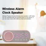 Alarm Clock Speaker Micro USB Charging FM Radio Digital Clock Small