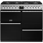 Stoves 444411493 Precision Deluxe 100cm Dual Fuel Range Cooker - Stainless Steel