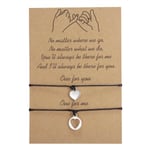 Vänskapsarmband Pararmband One for You - One for Me silver