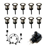Lightson Orion Svart Decklight LED 3000K 20lm 0,5W 10-pack