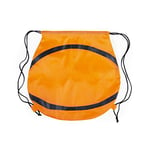 eBuyGB Children's Polyester Drawstring Rucksack Bags Novelty Design School Sports Gym PE Backpack (Basketball) Pack of 10