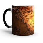 Sagan om ringen färgskiftande mugg Keramisk kaffemugg Thermal tekopp Nyhetspresent