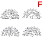 100st Blomma Filigran DIY Tillbehör Metal Crafts Connector F F