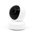 Easymate - Caméra intérieure Wifi motorisée 1080P - Blanc