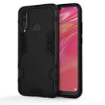MyEstore Mobile Phone Case Great For HUAWEI P Smart Z (2019) / Y9 Prime (2019) 3 in 1 Full Coverage Shockproof PC + TPU Case(Red) (Color : Black)