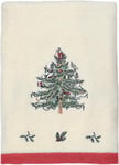 Avanti Linens - Hand Towel, Holiday Bathroom Decor (Spode Christmas Tree Red Collection)