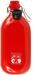 C.A.O. - Gourde carrée 1 Litre en Aluminium - Couleur Rouge - Longueur 9,4 cm - Largeur 7,4 cm - Hauteur 24 cm