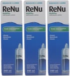 ReNu Fresh Lens Comfort 240ml l Contact Lens Solution l Eye Care Product X 3
