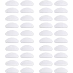 20 par glasögon näskuddar glasögonkuddar halkfria silikon mjuka näskuddar självhäftande näskuddar (transparent, 1,5 mm)
