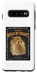 Coque pour Galaxy S10 Welcome Wild at Heart (grand chat guépard)