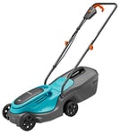GARDENA Battery Lawnmower PowerMax 30/18V P4A without battery: 30 cm cutting width, 35–65 mm cutting height, 25 l catcher capacity, ergonomic handle, foldable frame, brushless motor (14630-55)