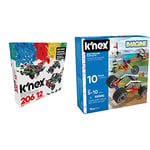 K'Nex 15214 12 Model Rad Rides Building Set, Educational Toys for Kids for Children Aged 7 + & Imagine 45510 10 Model Beginner Fun Fast Vehicles Building Set, for Girls and Boys Aged 5 +