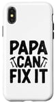 iPhone X/XS Papa Can Fix It Father's Day Family Dad Handyman Case